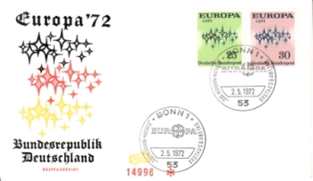 D FDC 0716 / 0717 ● - 1972